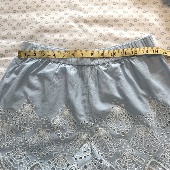 NWT Calypso St.Barth Embroidered Light Blue Eyelet Lace Size Small Pajama Set - Picture 4 of 8